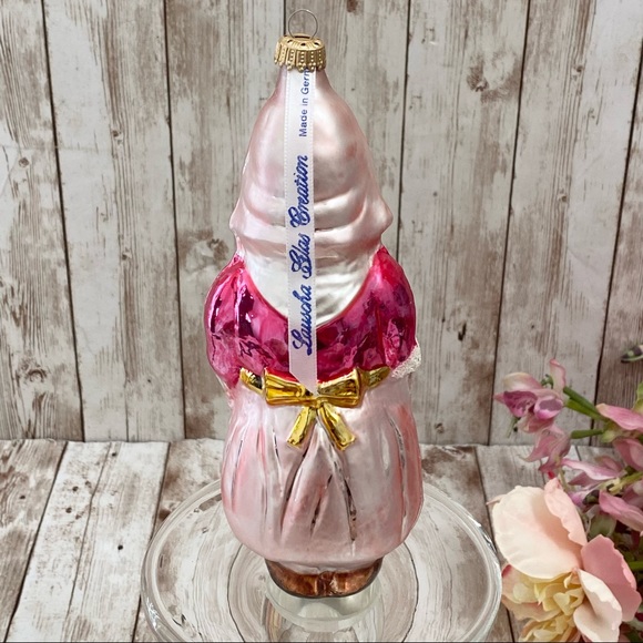 Vintage LAUSCHA GLAS German Girl Mercury Glass Large Ornament - Picture 6 of 12